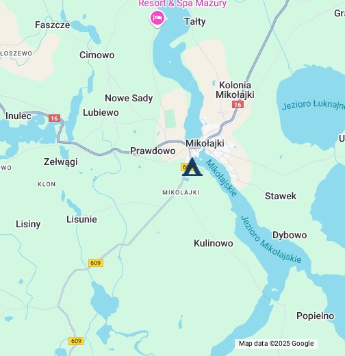 mikolajki mapa MIKOŁAJKI – Moje Mapy Google